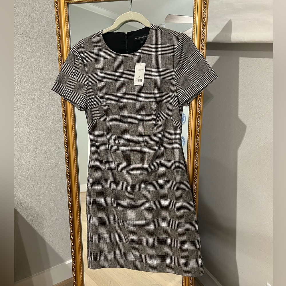 Banana republic plaid dress
